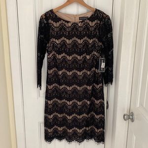 Black Lace Sheath Dress | Jessica Howard | size 6 | NWT